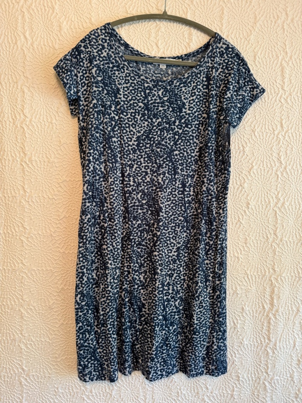 See by Chloé Navy and White Floral Midi Dress